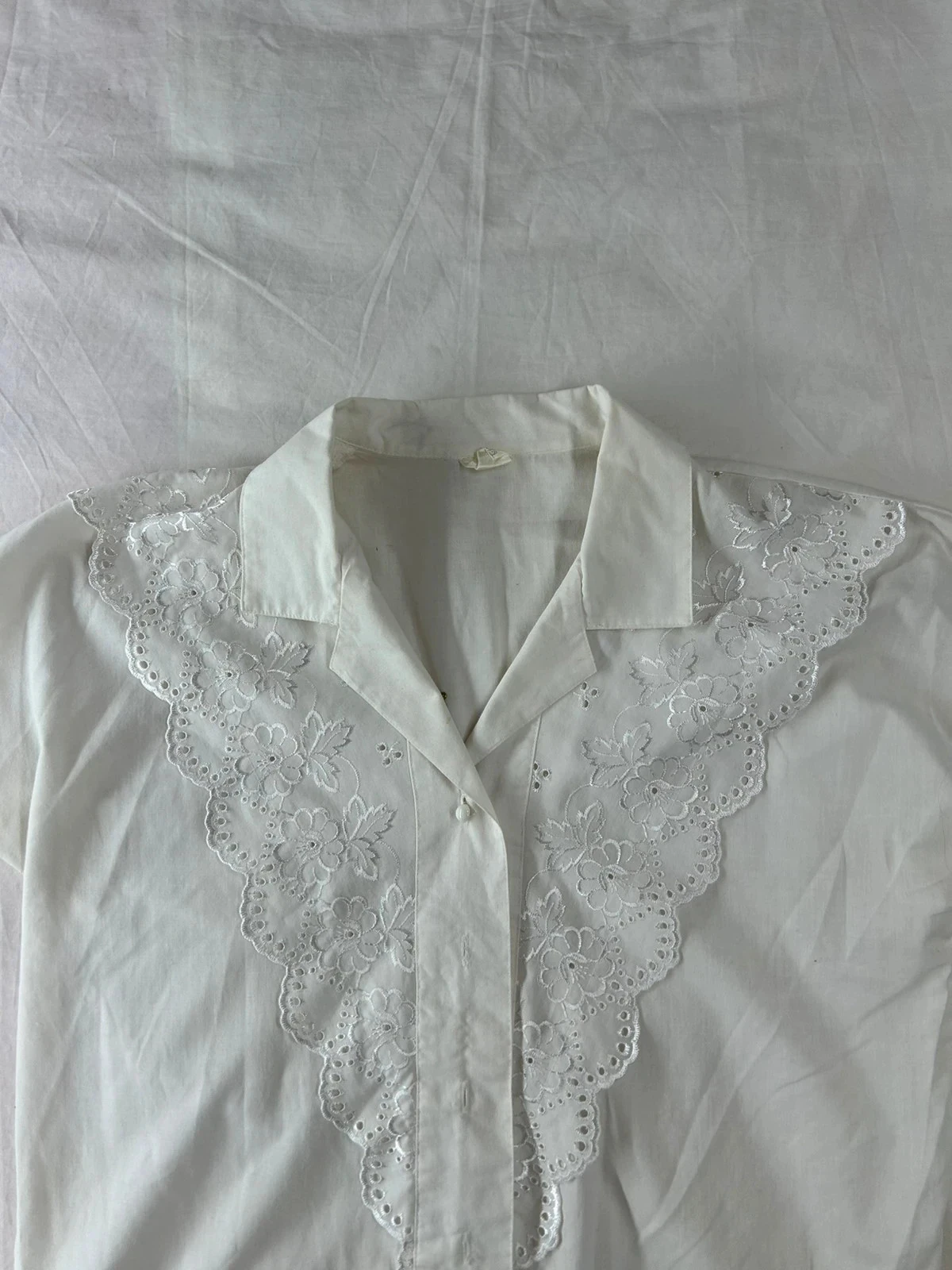 Witte korte mouw overhemd – photo 4